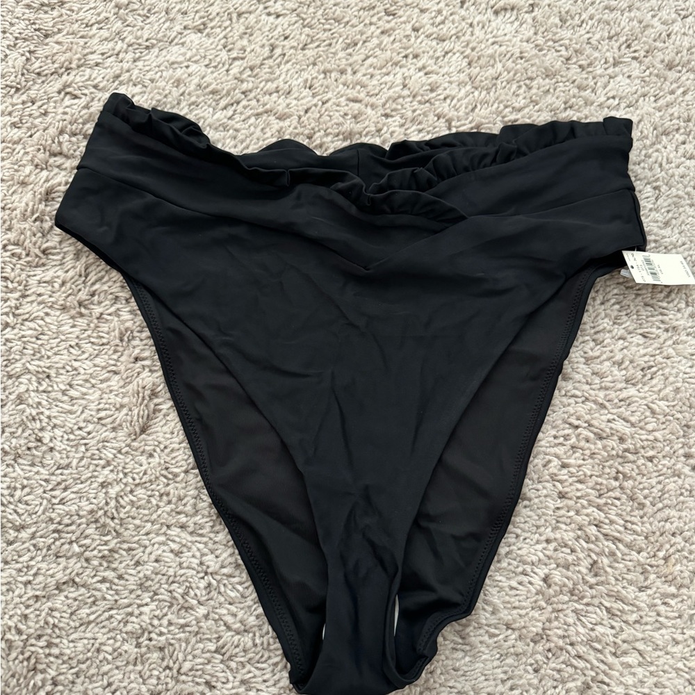 NWT Aerie high waisted ruffle bikini bottoms